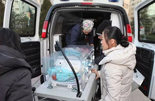黄陵县妇婴监护型护送